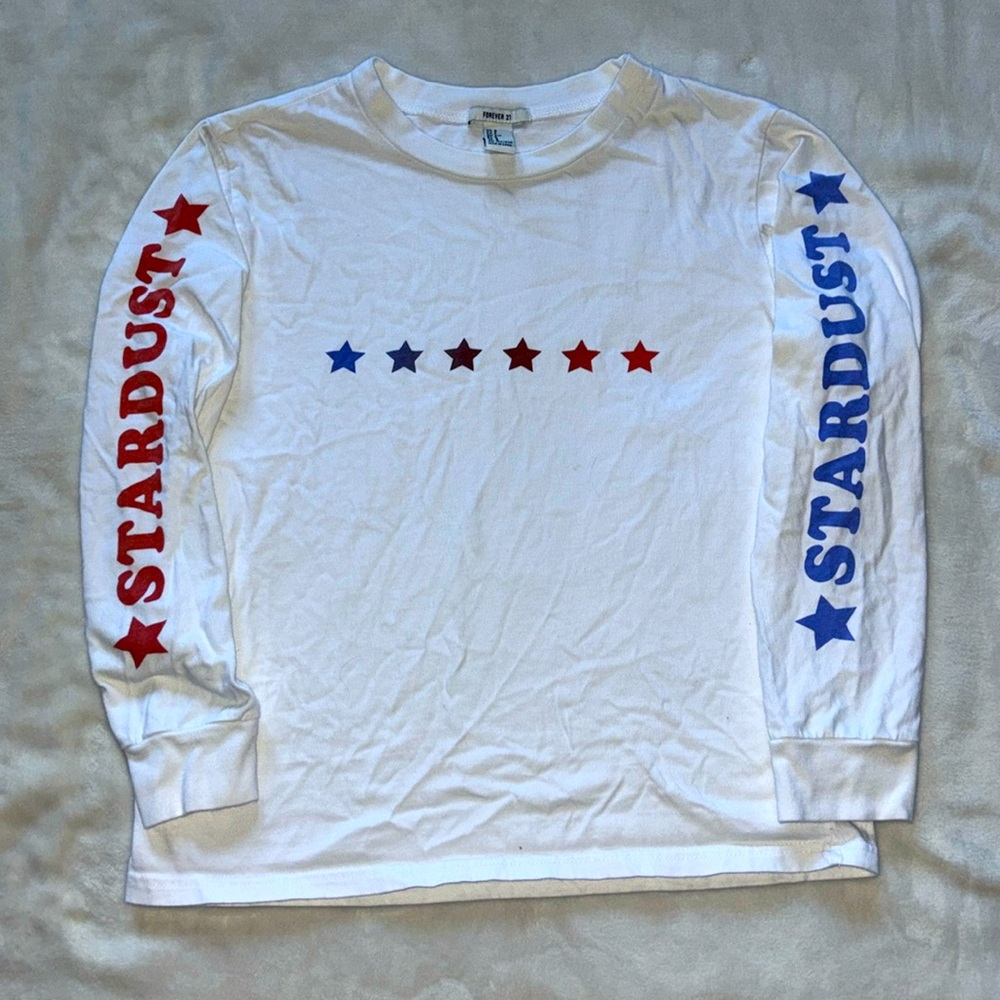 Forever 21 Stardust 3/4 Sleeve Tee